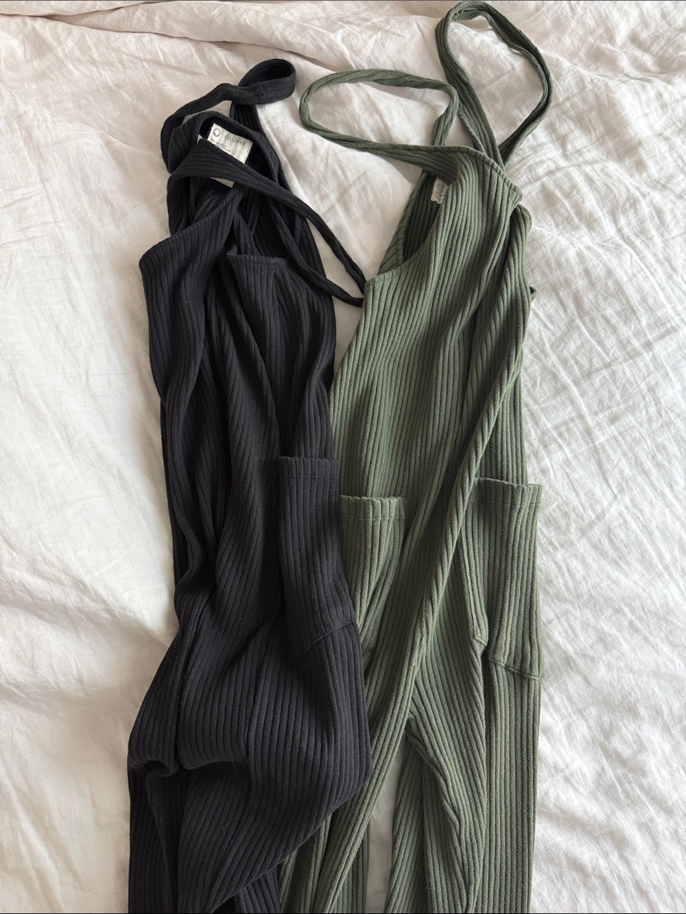 Two For Days Ribbed Jumpsuits - Picture 3 of 5